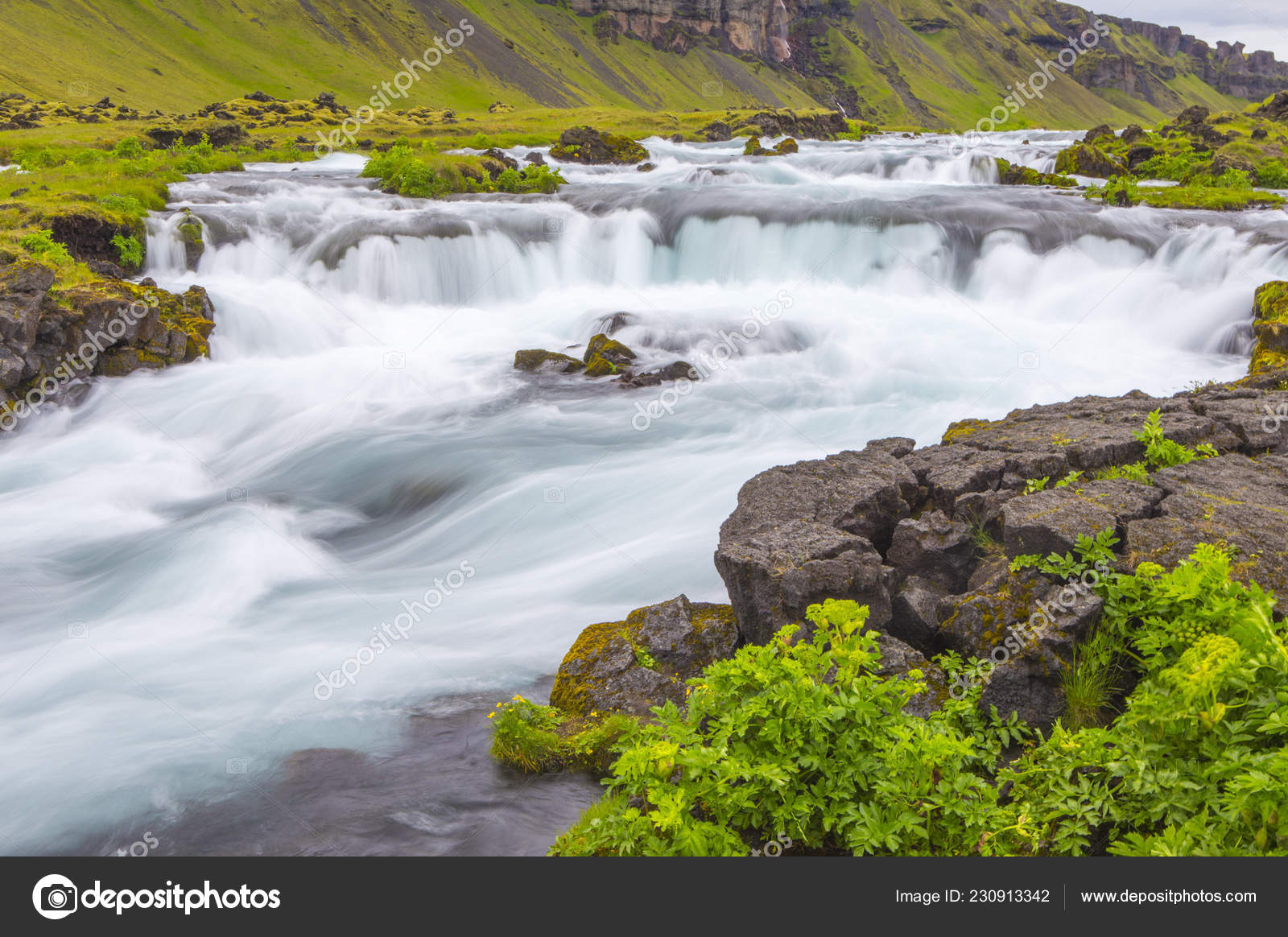 Beautiful Nature Iceland Background ⬇ Stock Photo, Image by © Imagemore