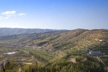 Gansu Eyaleti, Tianshui, Gua Taishan Asya, Çin, 