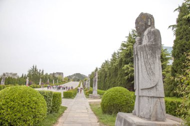 Qianling türbesi, Shaanxi Eyaleti, Xianyang Asya, Çin