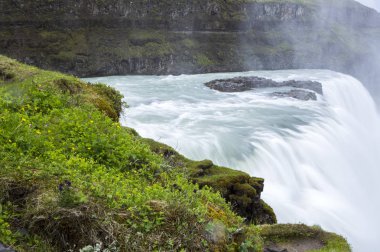 İzlanda, Avrupa, Gullfoss Falls