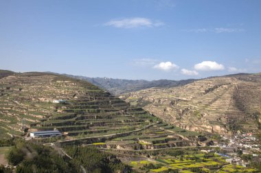 Gansu Eyaleti, Tianshui, Gua Taishan Asya, Çin, 