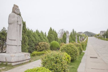 Qianling türbesi, Shaanxi Eyaleti, Xianyang Asya, Çin