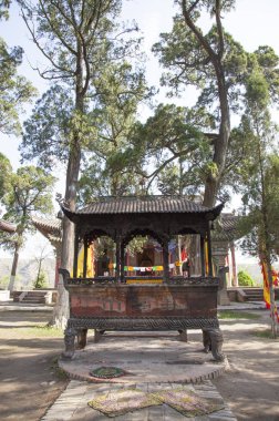 Gansu Eyaleti, Tianshui, Gua Taishan Asya, Çin, 