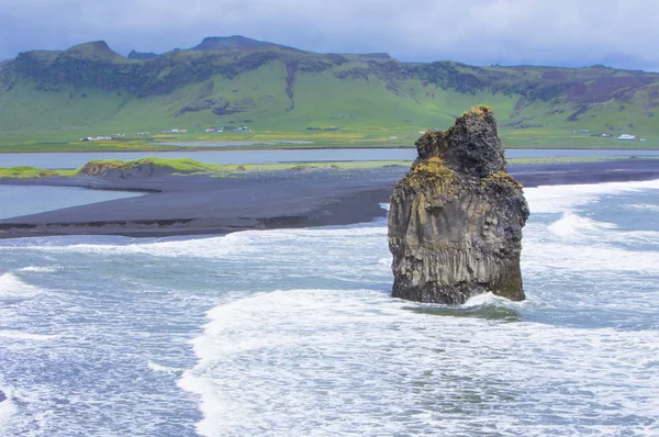 Kirkjufjara Beach, Black Beach, bazalt, İzlanda, Europe