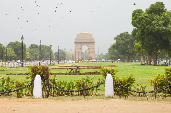 Πύλη Της Ινδίας Στο Deli Ινδία — Φωτογραφία Αρχείου