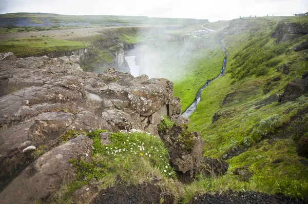 Prachtige Natuur Ijsland Achtergrond — Stockfoto