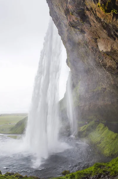Island Europa Seljalandsfoss Vattenfall — Stockfoto