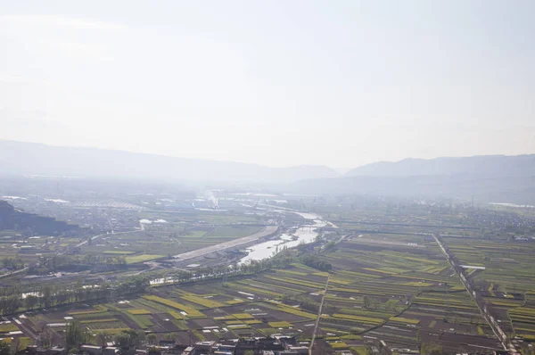 Gua Taishan Tianshui Terenie Prowincji Gansu Azji Chiny — Zdjęcie stockowe