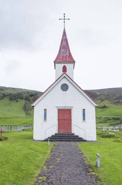 Kyrkan Fältet Europeisk Arkitektur — Stockfoto