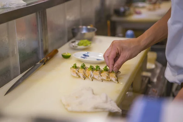 Sushi Saporito Giappone Asia — Foto Stock