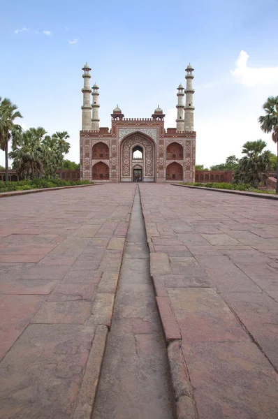 Akbar Großes Mausoleum Agra Indien — Stockfoto