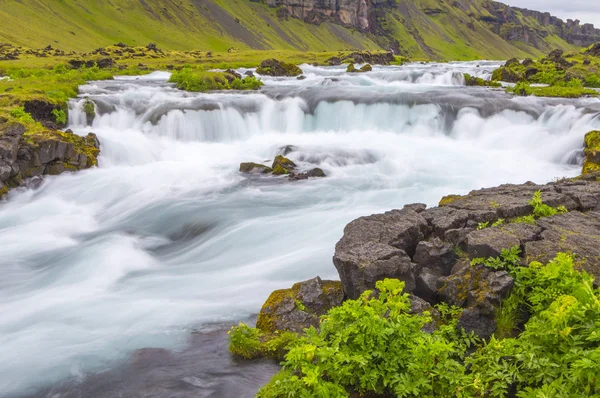 Piękna Przyroda Islandii Tle — Zdjęcie stockowe