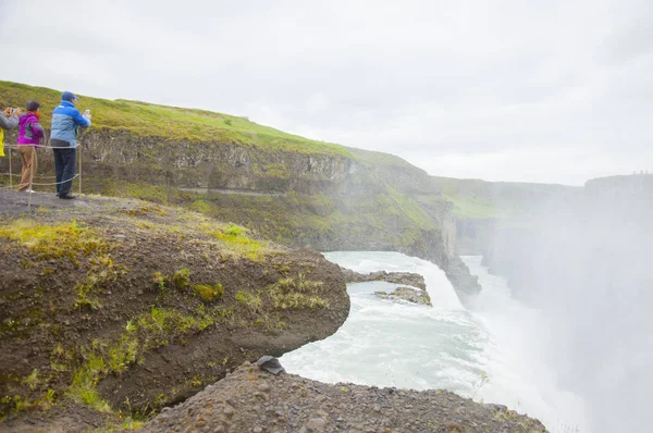 アイスランド ヨーロッパ グトルフォスの滝 — ストック写真
