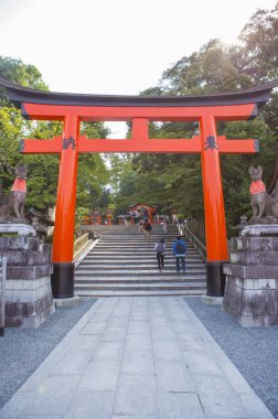 Fushimi Inari Tapınağı, Torii Kapısı, Kyoto İli, Japonya, Asya,