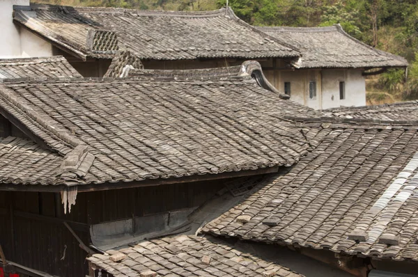 Asien China Fujian Provinz Hongkeng Tulou Cluster Fujian Tulou — Stockfoto