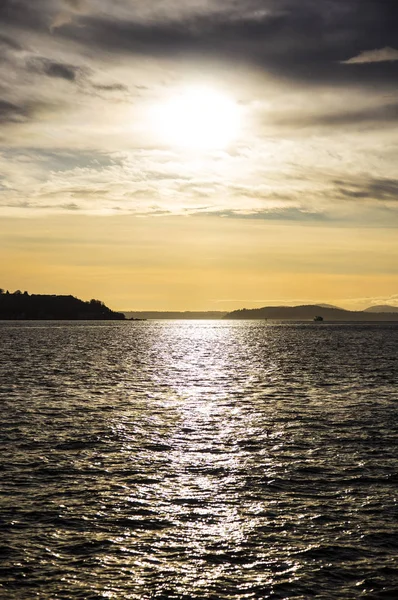 Mar Céu Seattle Eua — Fotografia de Stock