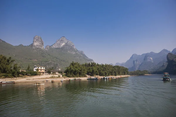 Blick Auf Die Natur Und Den Fluss China Provinz Guangxi — Stockfoto