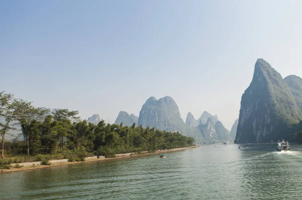 Vista Naturaleza Río China Provincia Guangxi — Foto de Stock