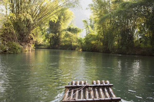 Blick Auf Die Natur Und Den Fluss China Provinz Guangxi — Stockfoto