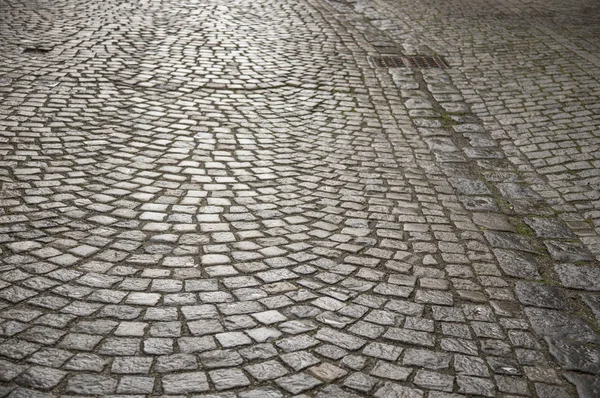 Close Shot Pebble Road Background — Foto Stock