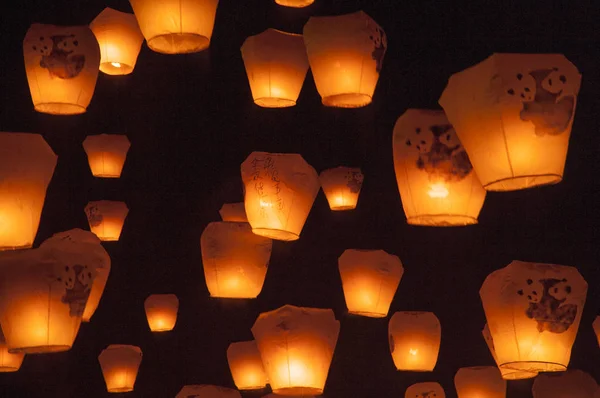 Pingsi Lantern Festival Taipei Taiwán Asia — Foto de Stock