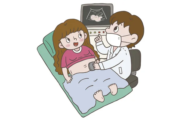  ,  ilustraciones de stock de Control prenatal
