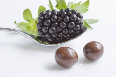 arka plan, taze, lezzetli Blackberry yakın çekim