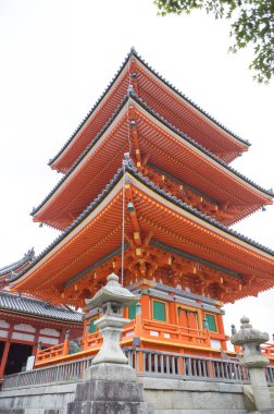 Üç Katlı Pagoda, Kiyomizu-dera Tapınağı, Kyoto İli, Japonya, Asya,