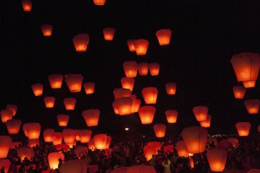  Taipei, Tayvan, Asya Pingsi Lantern Festivali