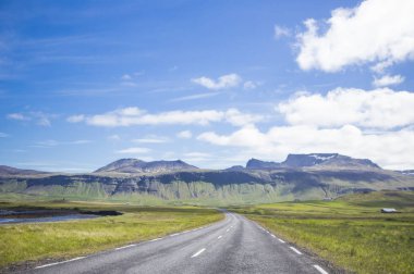 boş Yol ve doğal arka plan