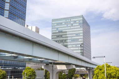 arka planda modern şehirde görünüm