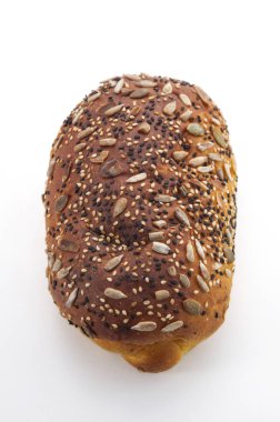 arka planda, taze ekmek yakın çekim