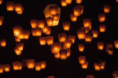 Taipei, Tayvan, Asya, gökyüzü fener, Pingxi Lantern Festivali