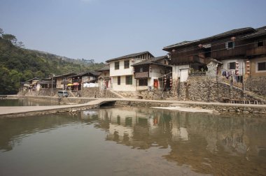 Tianloukeng Tulou küme, Fujian Tulou Çin, Fujian Eyaleti Asya