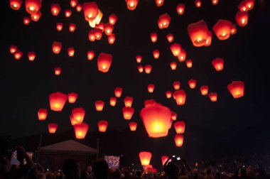  Taipei, Tayvan, Asya Pingsi Lantern Festivali