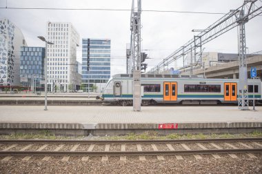 Oslo Merkez İstasyonu'na, Norveç, Europe,