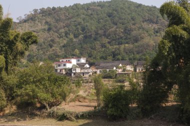 doğa görünümü ve Çin'de Li Nehri, Guangxi Eyaleti