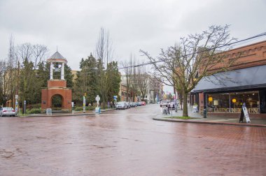 arka planda modern şehirde görünüm