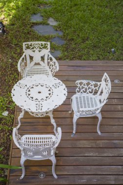 Masa ve sandalyeler Pingtung, Kenting,