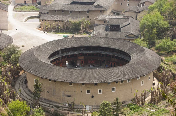 Asya, Çin, Fujian Province, Hekheng Tulou küme, Fujian Tulou,