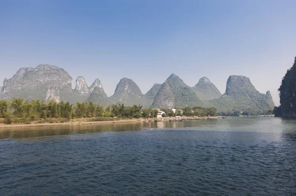 Vista Naturaleza Río China Provincia Guangxi —  Fotos de Stock