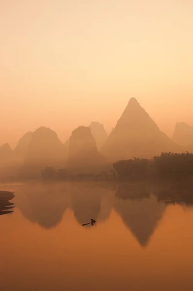 Yangshuo, Li River Landscape in China, Guangxi Province