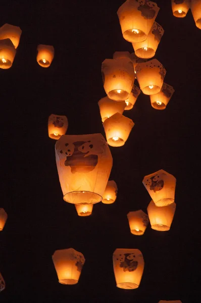 Festival Linterna Pingxi Taipei Taiwán — Foto de Stock