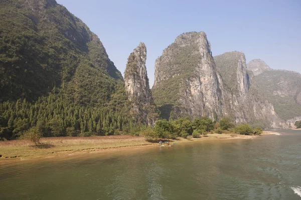 Vista Naturaleza Río China Provincia Guangxi —  Fotos de Stock