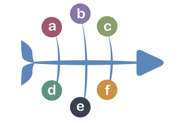 Business Diagram Eller Infographic — Stockfoto