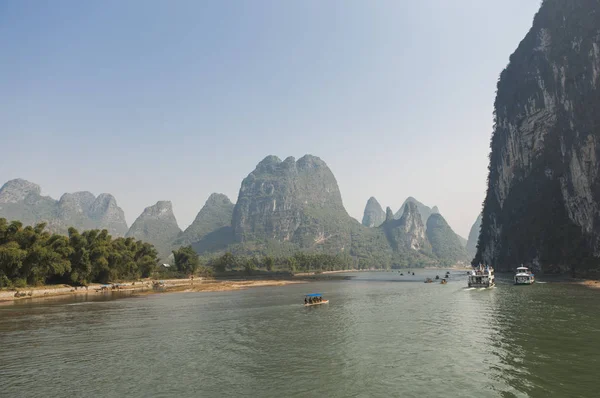 Vista Naturaleza Río China Provincia Guangxi — Foto de Stock