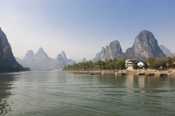 Vista Naturaleza Río China Provincia Guangxi — Foto de Stock