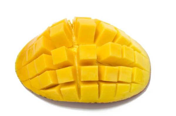 Gustoso Frutto Mango Sfondo Primo Piano — Foto Stock