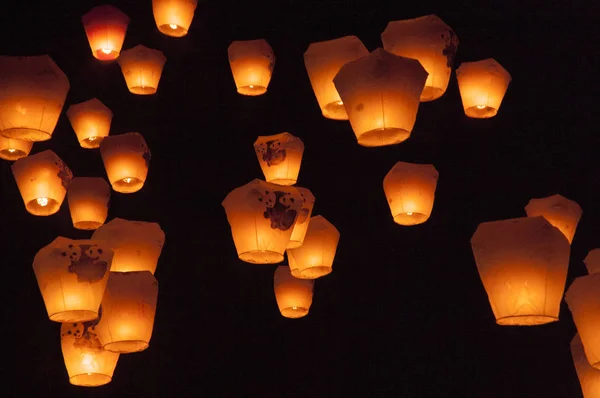Pingsi Lanterna Festival Taipei Taiwan Ásia — Fotografia de Stock
