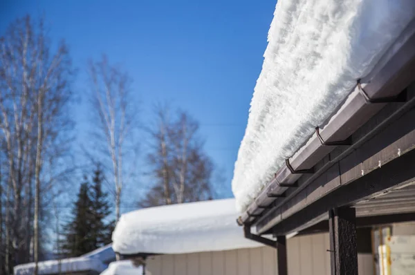 Schöner Winter Mit Schnee Hintergrund — Stockfoto